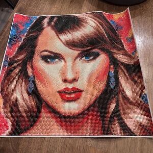 Taylor Swift handmade Diamond art 16x16